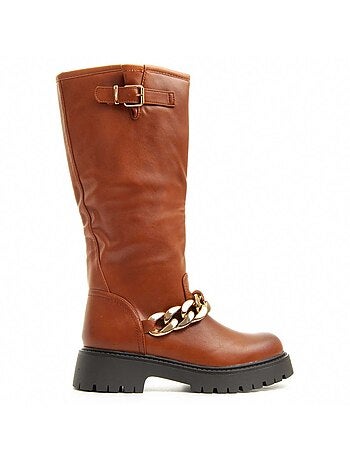 Botte à Plateforme Matière Synthétique Et Textile Montevita