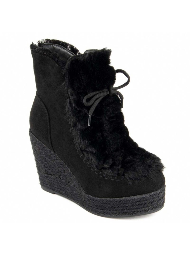 Botte à Pointe Matériau Synthétique Montevita Noir - Kiabi