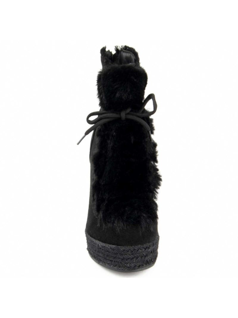 Botte à Pointe Matériau Synthétique Montevita Noir - Kiabi