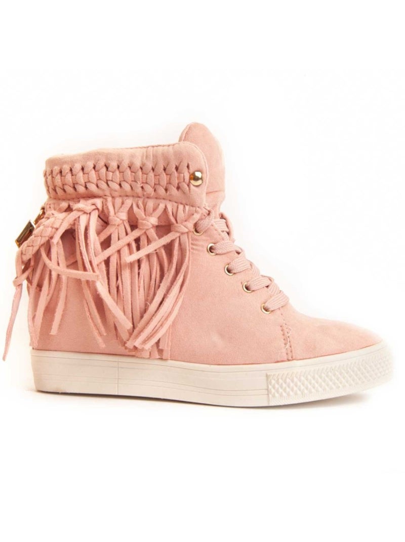 Botte à Pointe Matériau Synthétique Montevita Rose - Kiabi