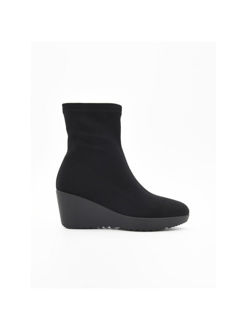 Botte à Pointe Matériau Synthétique Purapiel Noir - Kiabi