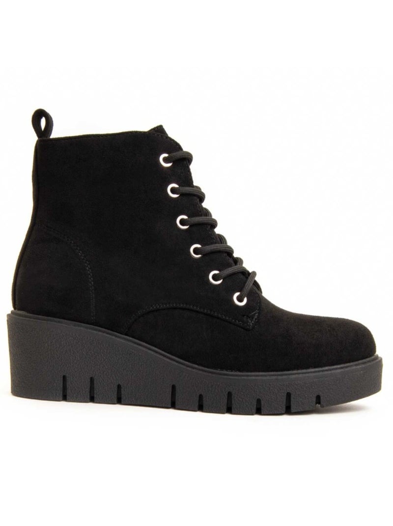 Botte à Pointe Matériel Synthétique Montevita Noir - Kiabi