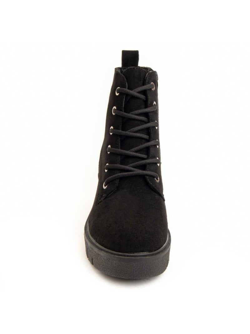 Botte à Pointe Matériel Synthétique Montevita Noir - Kiabi