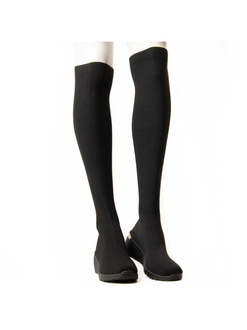 Botte à Pointe Matériel Synthétique Montevita Noir - Kiabi