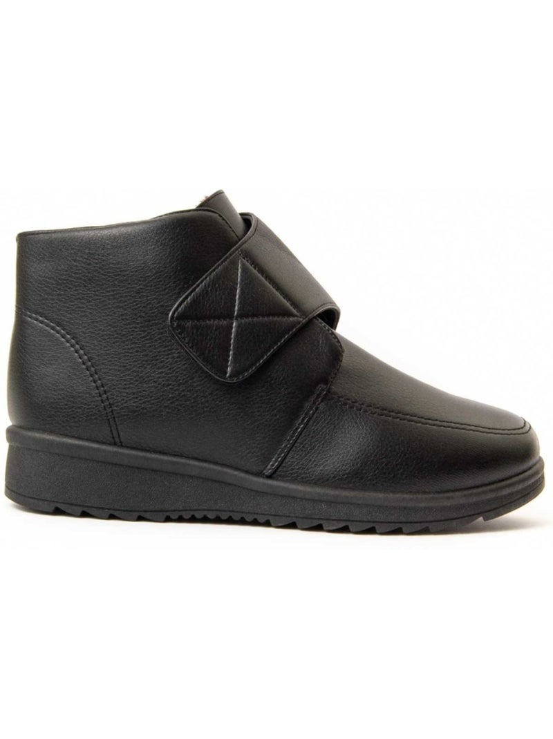 Botte à Pointe Matériel Synthétique Montevita Noir - Kiabi