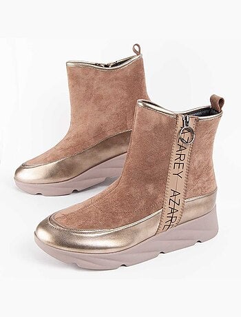 Botte à Pointe Matière Synthétique Et Textile Montevita