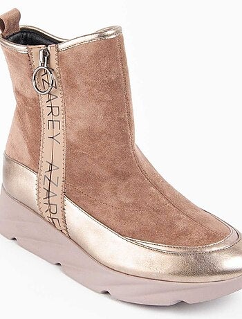 Botte à Pointe Matière Synthétique Et Textile Montevita