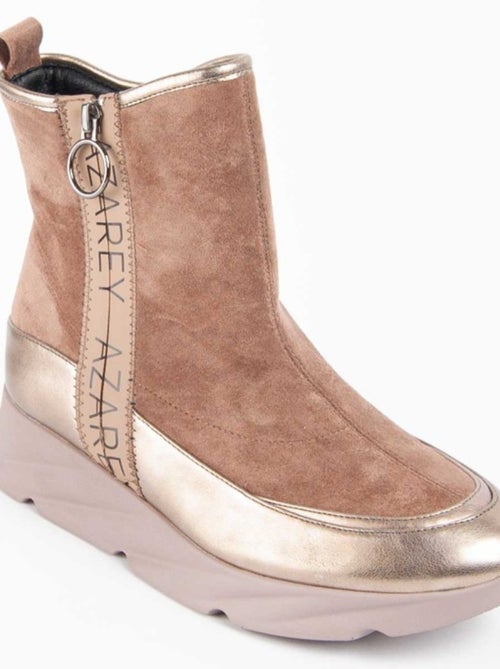 Botte à Pointe Matière Synthétique Et Textile Montevita - Kiabi