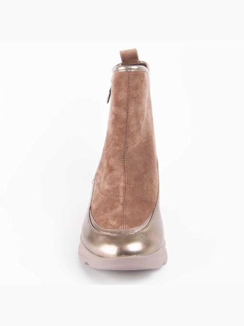 Botte à Pointe Matière Synthétique Et Textile Montevita - Kiabi