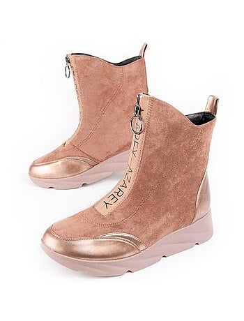 Botte à Pointe Matière Synthétique Et Textile Montevita
