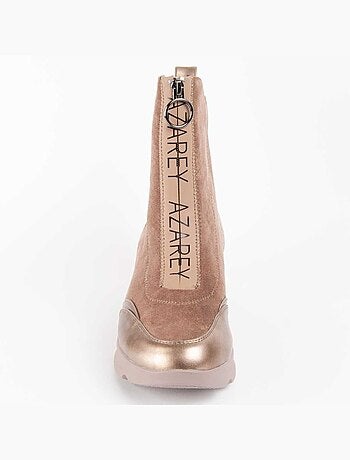 Botte à Pointe Matière Synthétique Et Textile Montevita