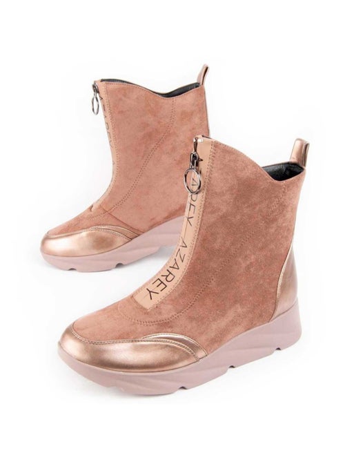 Botte à Pointe Matière Synthétique Et Textile Montevita - Kiabi