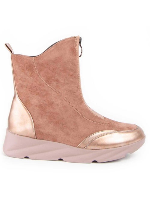 Botte à Pointe Matière Synthétique Et Textile Montevita - Kiabi