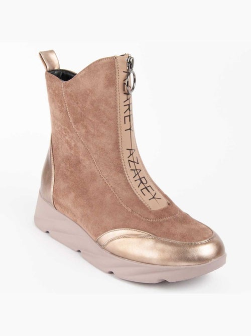 Botte à Pointe Matière Synthétique Et Textile Montevita - Kiabi