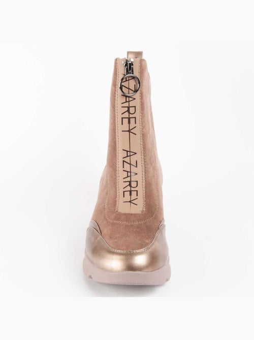 Botte à Pointe Matière Synthétique Et Textile Montevita - Kiabi