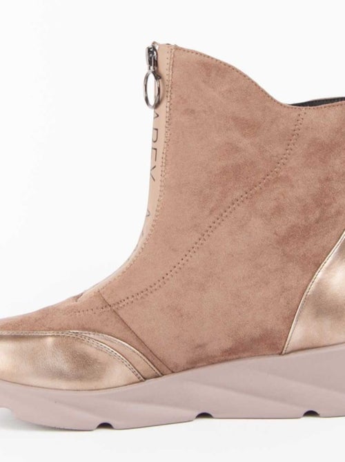 Botte à Pointe Matière Synthétique Et Textile Montevita - Kiabi