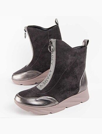 Botte à Pointe Matière Synthétique Et Textile Montevita