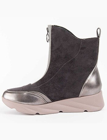 Botte à Pointe Matière Synthétique Et Textile Montevita