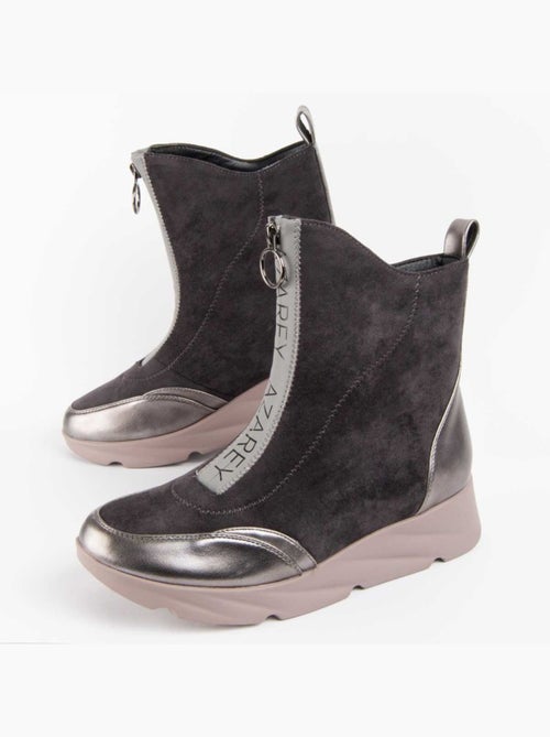 Botte à Pointe Matière Synthétique Et Textile Montevita - Kiabi