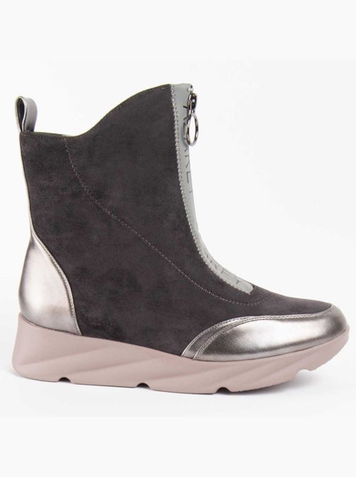 Botte à Pointe Matière Synthétique Et Textile Montevita - Kiabi