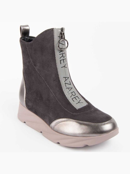 Botte à Pointe Matière Synthétique Et Textile Montevita - Kiabi