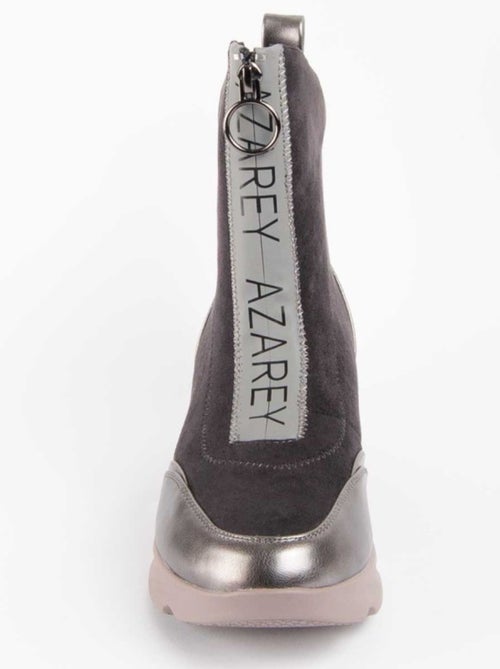 Botte à Pointe Matière Synthétique Et Textile Montevita - Kiabi