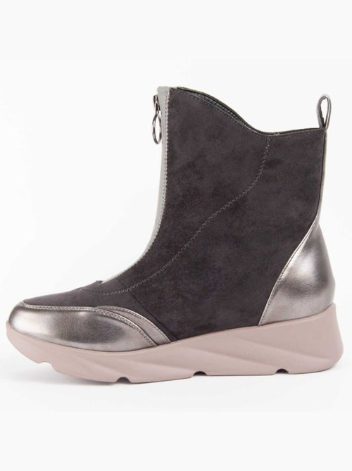 Botte à Pointe Matière Synthétique Et Textile Montevita - Kiabi