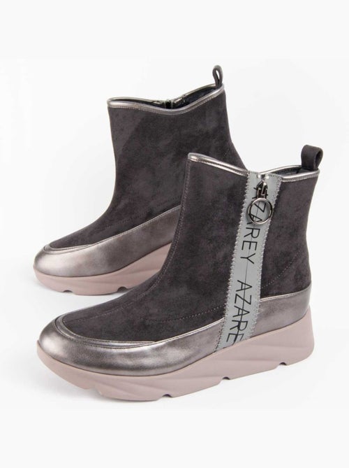 Botte à Pointe Matière Synthétique Et Textile Montevita - Kiabi