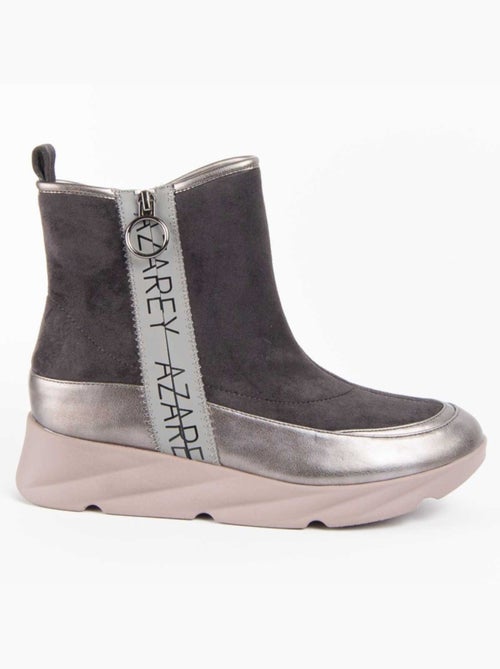 Botte à Pointe Matière Synthétique Et Textile Montevita - Kiabi