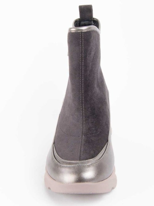Botte à Pointe Matière Synthétique Et Textile Montevita - Kiabi