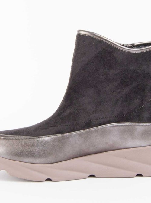 Botte à Pointe Matière Synthétique Et Textile Montevita - Kiabi