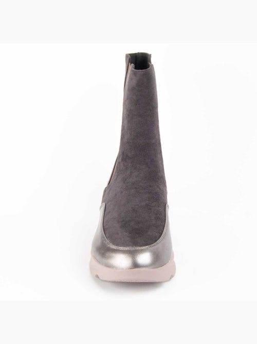 Botte à Pointe Matière Synthétique Et Textile Montevita - Kiabi