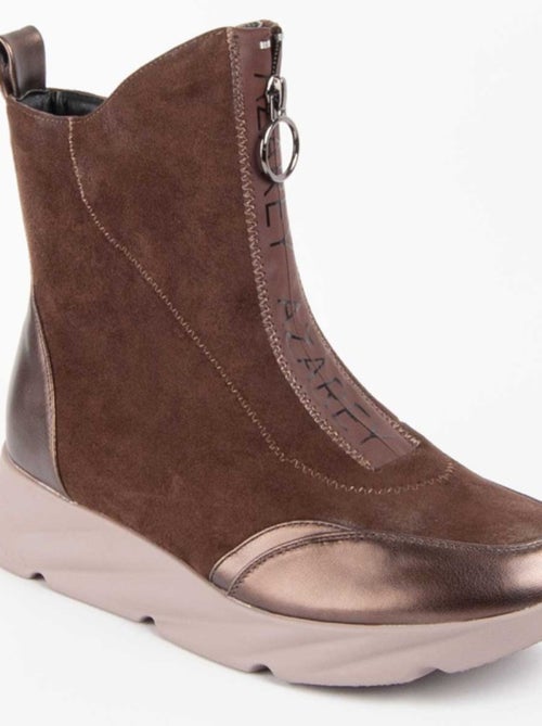 Botte à Pointe Matière Synthétique Et Textile Montevita - Kiabi