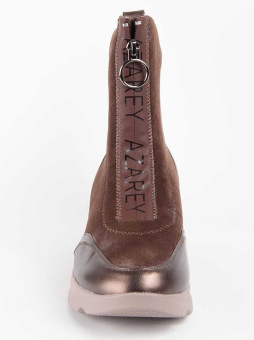 Botte à Pointe Matière Synthétique Et Textile Montevita - Kiabi
