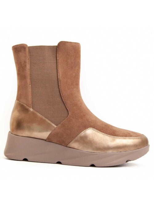 Botte à Pointe Matière Synthétique Et Textile Montevita - Kiabi