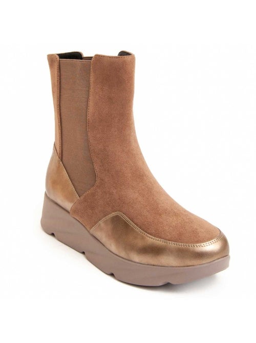 Botte à Pointe Matière Synthétique Et Textile Montevita - Kiabi