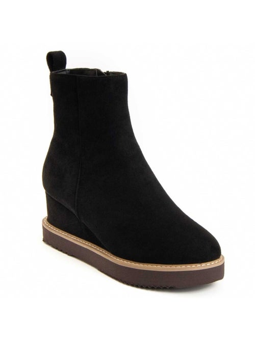 Botte à Pointe Matière Synthétique Et Textile Montevita - Kiabi