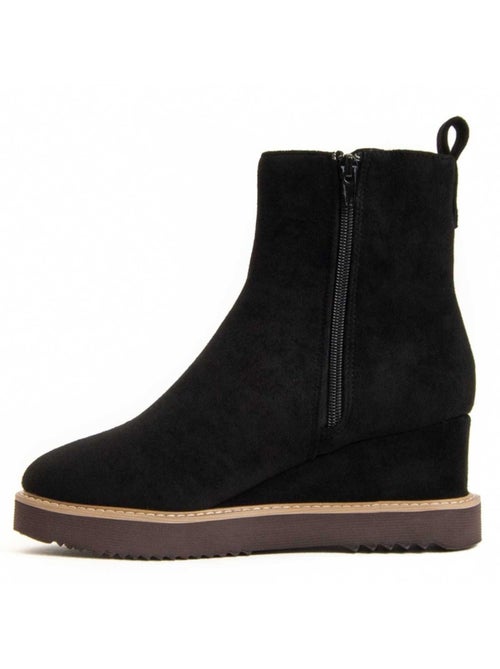 Botte à Pointe Matière Synthétique Et Textile Montevita - Kiabi