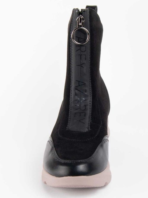 Botte à Pointe Matière Synthétique Et Textile Montevita - Kiabi