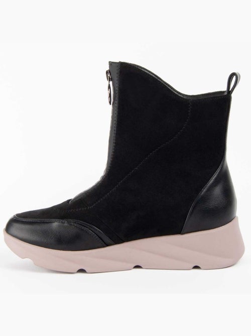 Botte à Pointe Matière Synthétique Et Textile Montevita - Kiabi