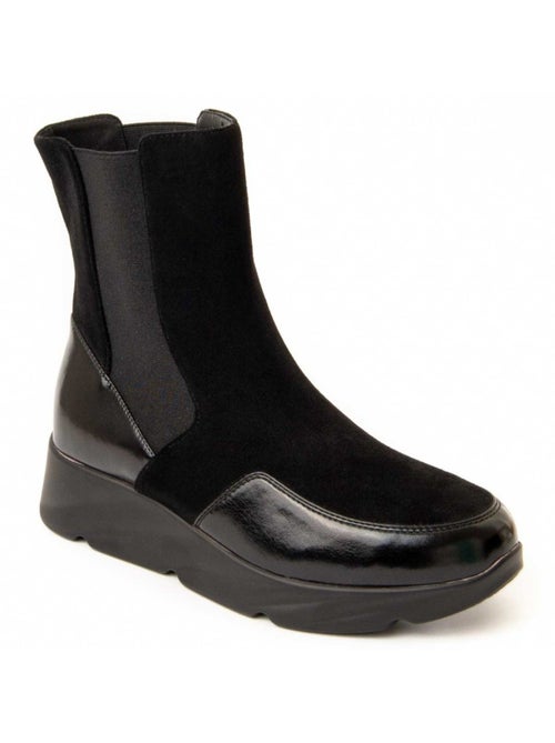 Botte à Pointe Matière Synthétique Et Textile Montevita - Kiabi