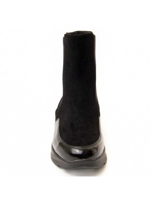 Botte à Pointe Matière Synthétique Et Textile Montevita - Kiabi