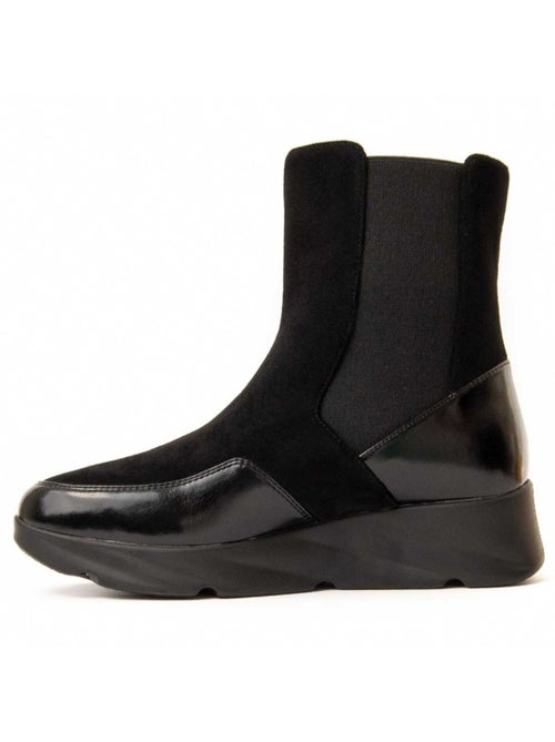Botte à Pointe Matière Synthétique Et Textile Montevita - Kiabi