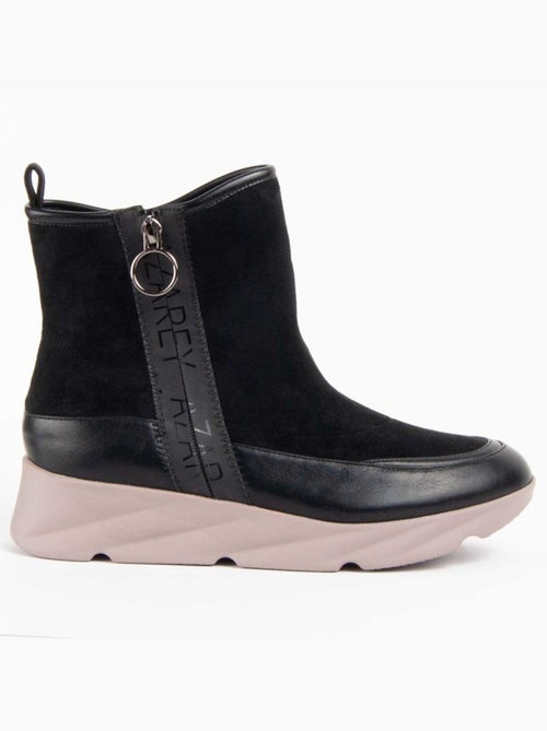 Botte à Pointe Matière Synthétique Et Textile Montevita - Kiabi