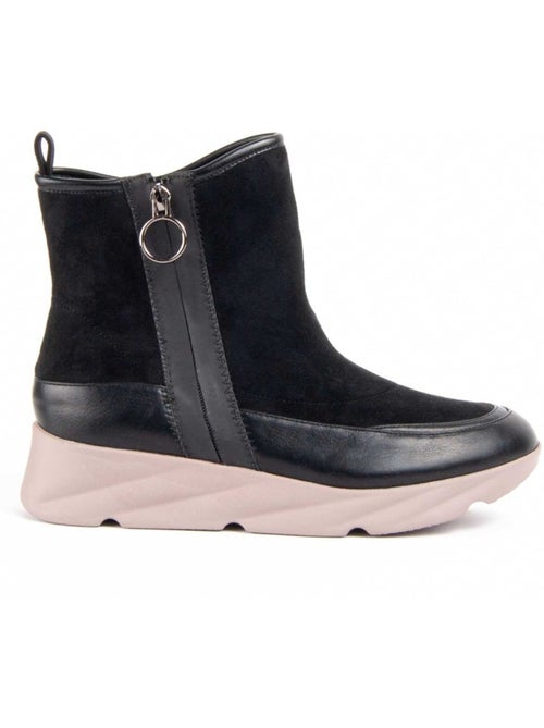 Botte à Pointe Matière Synthétique Et Textile Montevita - Kiabi