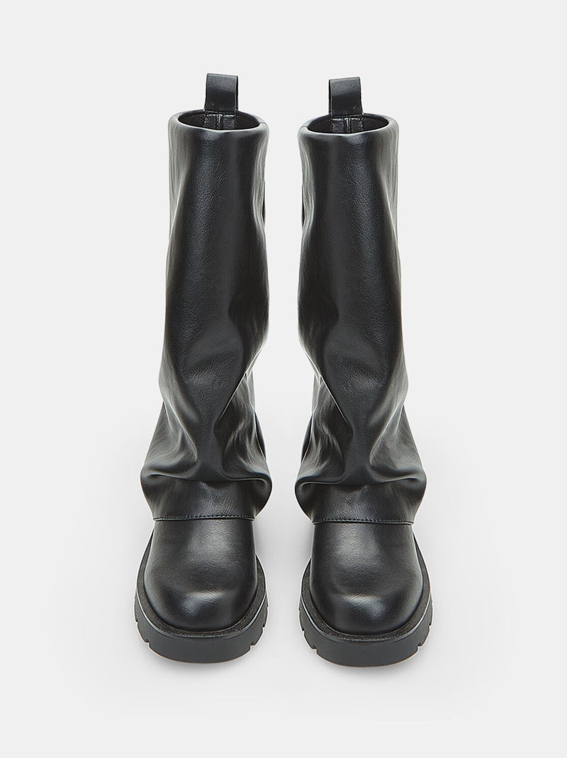 Botte à revers Bata Noir - Kiabi