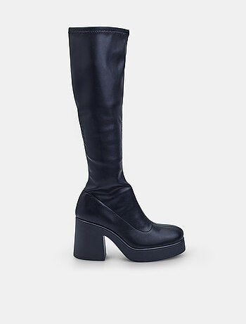 Botte à talon bloc bata
