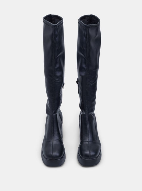 Botte à talon bloc bata - Kiabi Botte à talon bloc bata - Kiabi