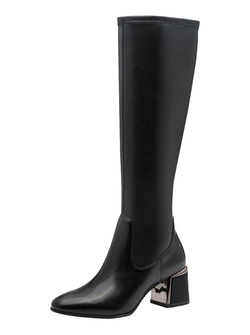 Botte à Talon Cuir Tamaris - Kiabi