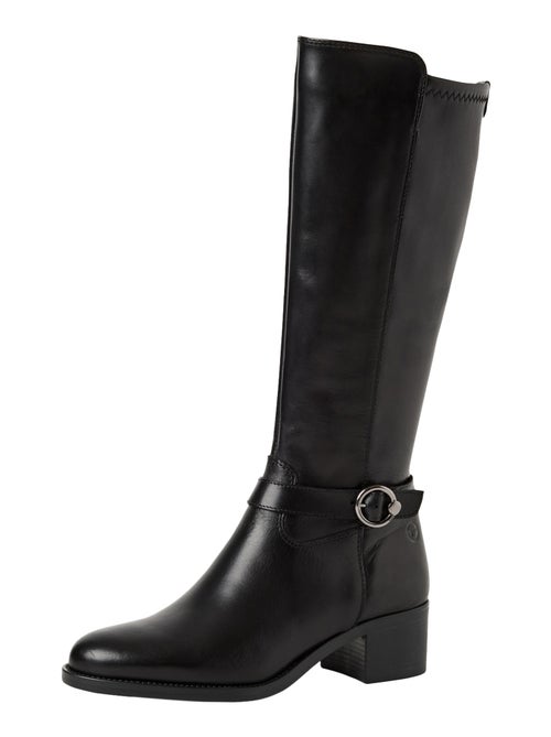 Botte à Talon Cuir Tamaris - Kiabi